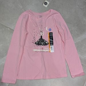 5/$35 NWT George Bunny Ballerina Long Sleeve Shirt • Girls Size 7–8 • Cotton